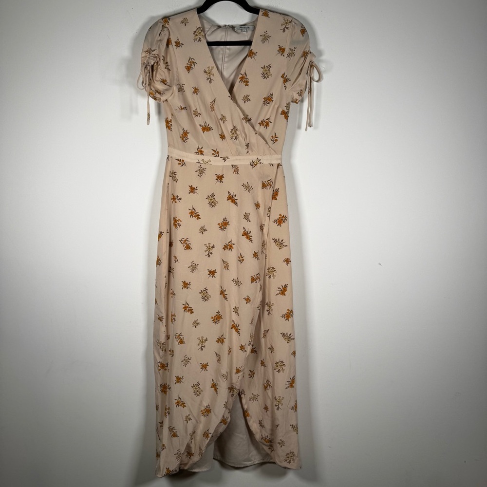 Madewell Magdalena Silk Wrap Maxi Dress size 0 - Picture 3 of 11